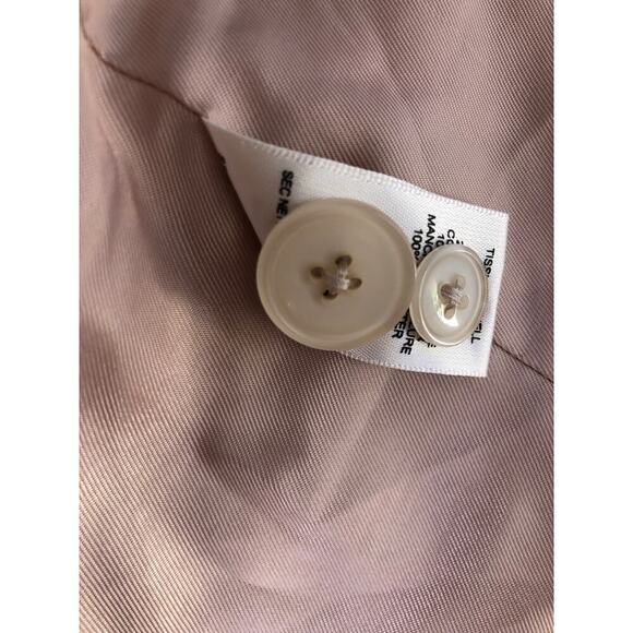 Rebecca Taylor Scallop Blazer Jacket Double-Breasted Front Vanilla Cream 6 - Picture 12 of 13